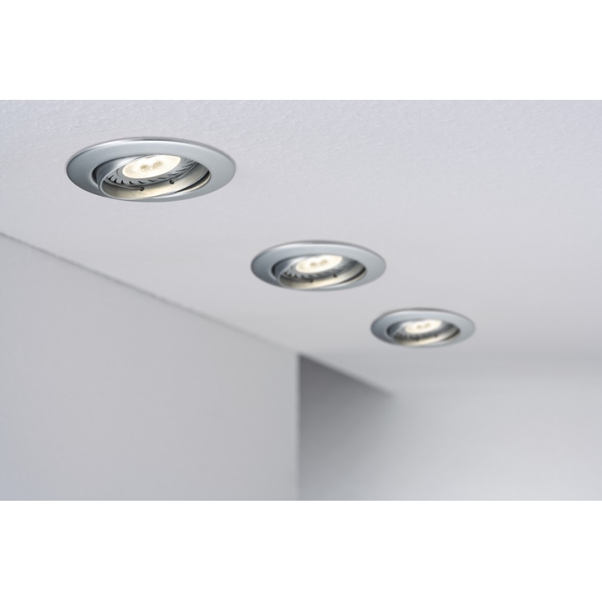 Paulmann 92516 - SÆT 3xLED-GU10/3,5W Badeværelse indbygget belysning PREMIUM LINE 230V