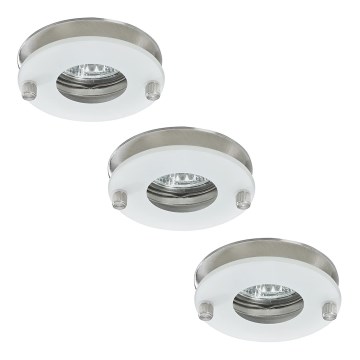 Paulmann 92549 - SÆT 3xGU5,3/35W Badeværelse indbygget belysning PREMIUM 230V/12V