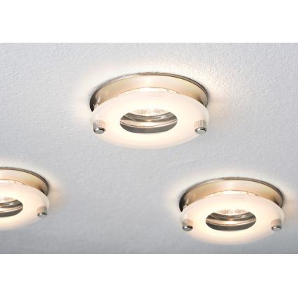Paulmann 92549 - SÆT 3xGU5,3/35W Badeværelse indbygget belysning PREMIUM 230V/12V
