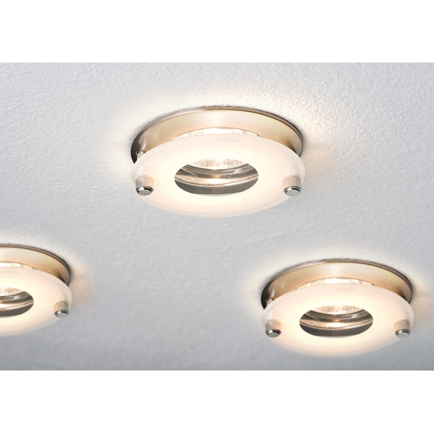 Paulmann 92549 - SÆT 3xGU5,3/35W Badeværelse indbygget belysning PREMIUM 230V/12V