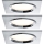 Paulmann 92696 - SÆT 3xLED/8W Indbygningslampe dæmpbar DICE 230V