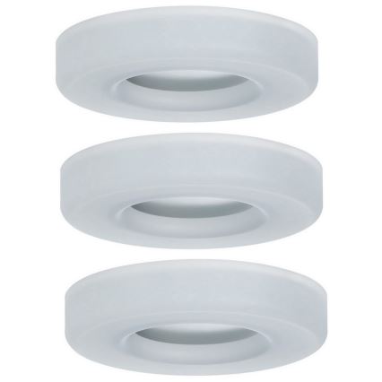 Paulmann 92704 - 3x LED indbygningslampe BAGEL 5,5W 230V