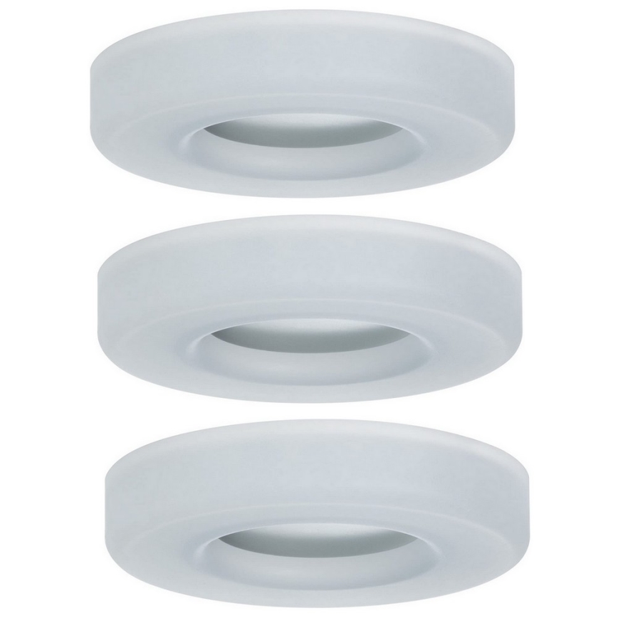 Paulmann 92704 - 3x LED indbygningslampe BAGEL 5,5W 230V