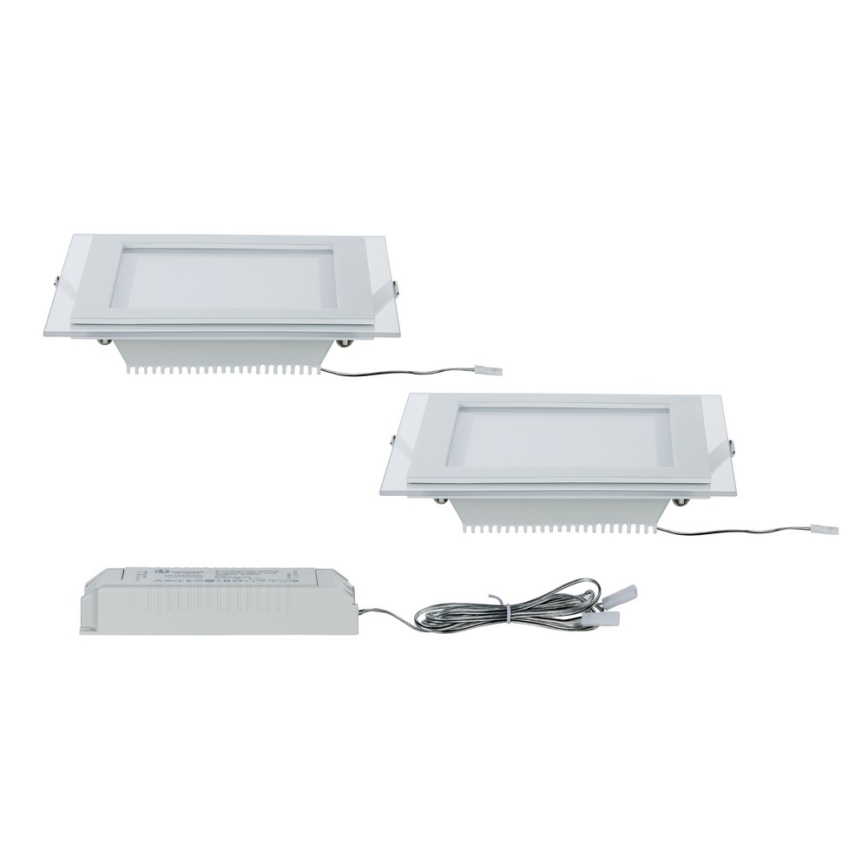 Paulmann 92706 - SÆT 2xLED/7,5W Indbygningslampe dæmpbar DECODICE 230V