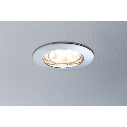 Paulmann 92759 - SÆT 3xLED/6,8W Badeværelse indbygget belysning COIN 230V IP44