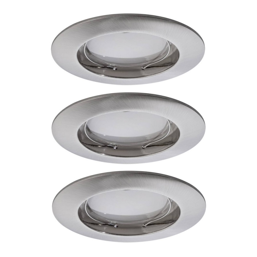 Paulmann 92827 - 3xLED/7W IP44 Indbygningslampe til badeværelse dæmpbar COIN 230V