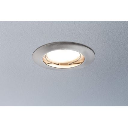 Paulmann 92827 - 3xLED/7W IP44 Indbygningslampe til badeværelse dæmpbar COIN 230V