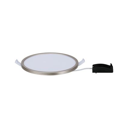 Paulmann 92935 - LED/12W IP44, dæmpbar indbygningsspot til badeværelset AREO 230V Ø 18 cm, mat krom