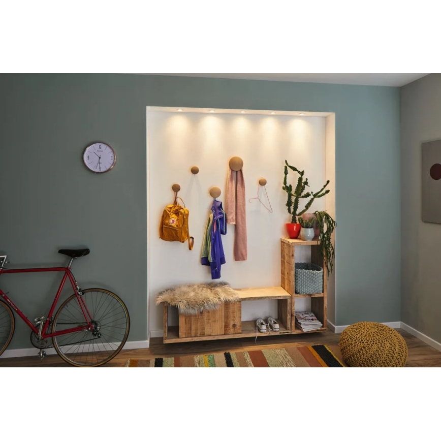 Paulmann 92971 - SÆT 3x LED/4,2W IP23 Indbygningslampe til badeværelse dæmpbar NOVA 230V
