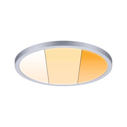 Paulmann 92992 - LED/16W IP44 Indbygningsarmatur til badeværelse AREO 230V 2000/3000/4000K Ø 23 cm mat krom