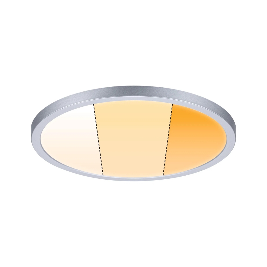Paulmann 92992 - LED/16W IP44 Indbygningsarmatur til badeværelse AREO 230V 2000/3000/4000K Ø 23 cm mat krom