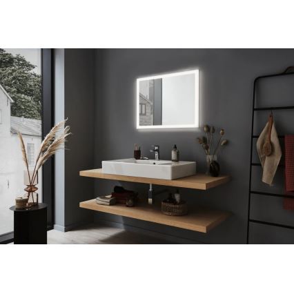 Paulmann 93013 - Badeværelsesspejl m. lys dæmpbart  LED/22W IP44 Dæmpbar badeværelse spejl med baglygte 230V