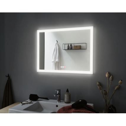 Paulmann 93013 - Badeværelsesspejl m. lys dæmpbart  LED/22W IP44 Dæmpbar badeværelse spejl med baglygte 230V