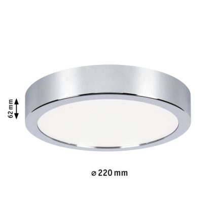 Paulmann 93018 - LED/13W IP44 Dæmpbar badeværelsesloftlampe AVIAR 230V