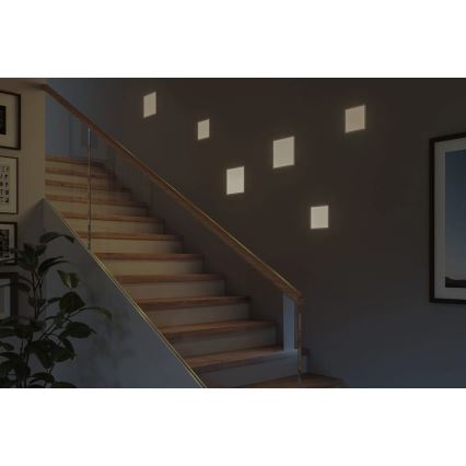 Paulmann 93059 - LED/13W IP44 Dæmpbar badeværelsesindbygningsspot AREO 230V 17,5x17,5 cm hvid