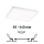 Paulmann 93059 - LED/13W IP44 Dæmpbar badeværelsesindbygningsspot AREO 230V 17,5x17,5 cm hvid