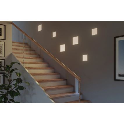 Paulmann 93060 - LED/16W IP44 Dæmpbar badeværelsesindbygningsarmatur AREO 230V 23x23 cm hvid