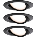 Paulmann 93080 - SÆT 3xLED/6W IP23 Dæmpbart badeværelsesindbygningsspot COIN 230V
