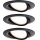Paulmann 93080 - SÆT 3xLED/6W IP23 Dæmpbart badeværelsesindbygningsspot COIN 230V