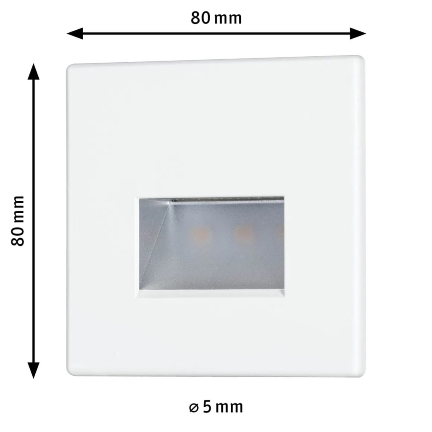 Paulmann 93093 - Trappelampe LED/1,2W EDGE 230V
