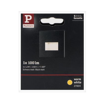 Paulmann 93094 - Trappelampe LED/1,2W EDGE 230V
