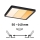 Paulmann 93101 - LED/13W IP44 Badeværelses indbygningslampe AREO 230V 2000/3000/4000K 17,5x17,5 cm sort