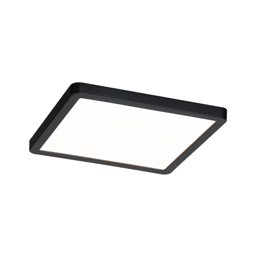 Paulmann 93101 - LED/13W IP44 Badeværelses indbygningslampe AREO 230V 2000/3000/4000K 17,5x17,5 cm sort