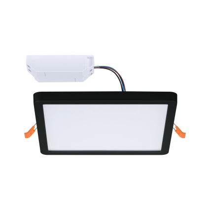 Paulmann 93101 - LED/13W IP44 Badeværelses indbygningslampe AREO 230V 2000/3000/4000K 17,5x17,5 cm sort