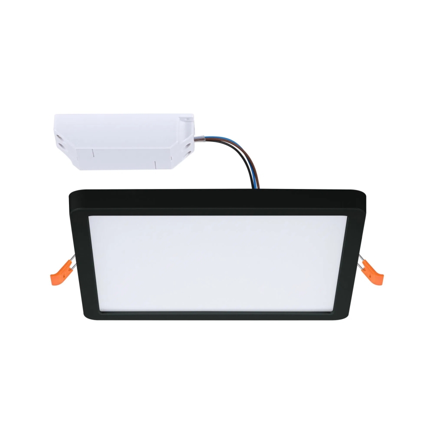 Paulmann 93101 - LED/13W IP44 Badeværelses indbygningslampe AREO 230V 2000/3000/4000K 17,5x17,5 cm sort