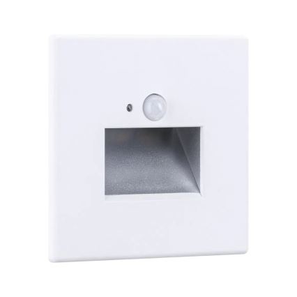 Paulmann 93133 - LED/1,2W Trappelampe med sensor EDGE 230V hvid