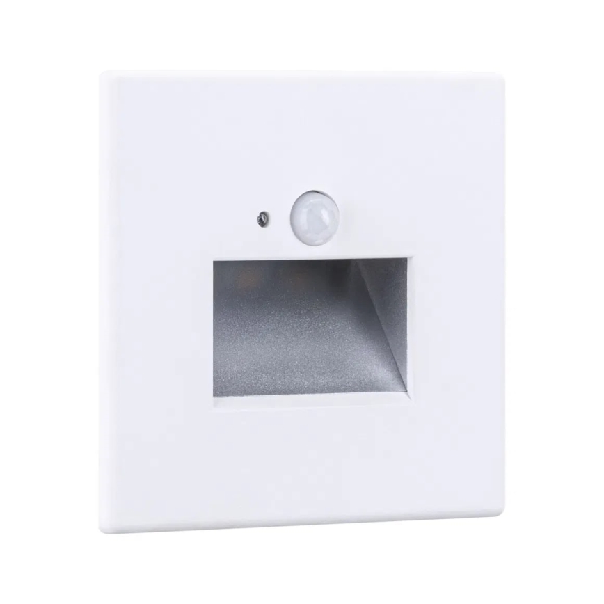 Paulmann 93133 - LED/1,2W Trappelampe med sensor EDGE 230V hvid