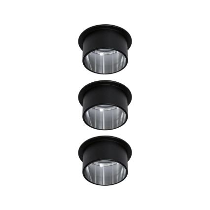 Paulmann 93383 - SÆT 3xLED/6W IP44 Indbygningslampe til badeværelse dæmpbar GIL 230V