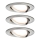 Paulmann 93483 - Indbygningsspots til badeværelse 3 stk. dæmpbar LED/6,5W IP23 NOVA 230V