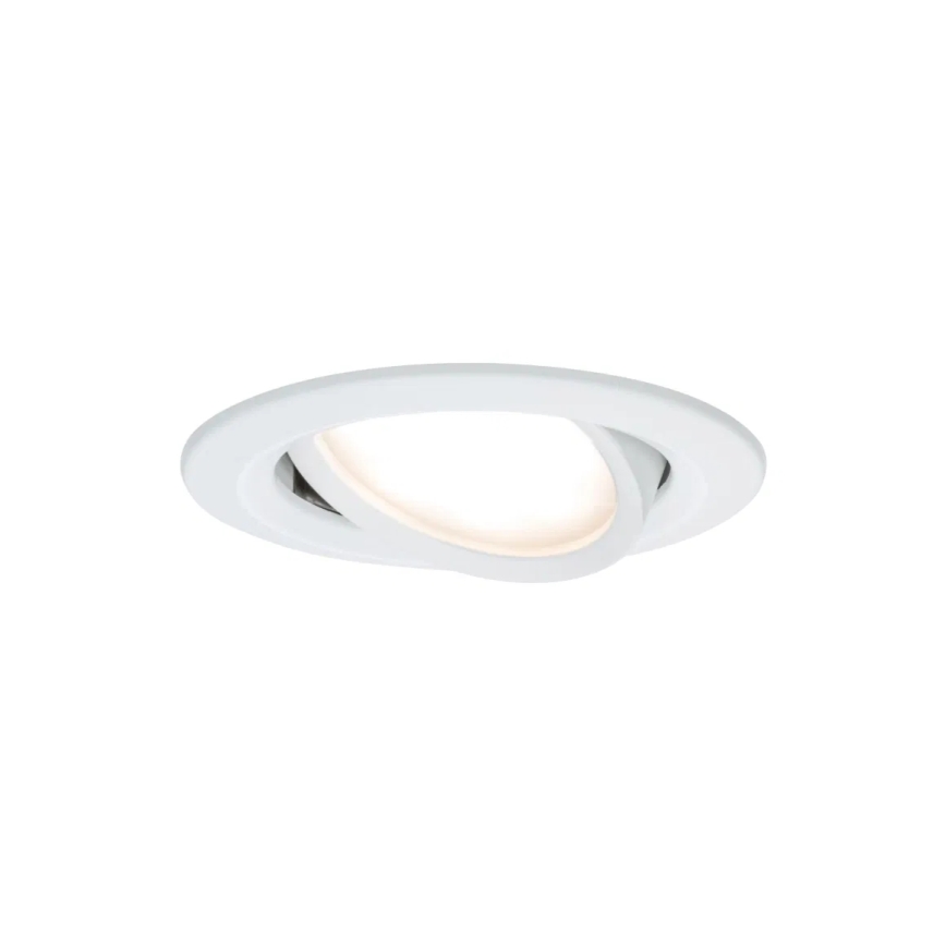 Paulmann 93485 - SÆT 3xLED/6W IP23 Indbygningslampe til badeværelse dæmpbar NOVA 230V