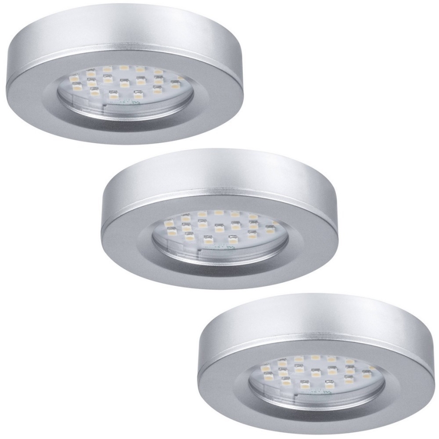 Paulmann  93580 - 3x Indbygningsspot LED/2,5W FURNITURE 230/12V