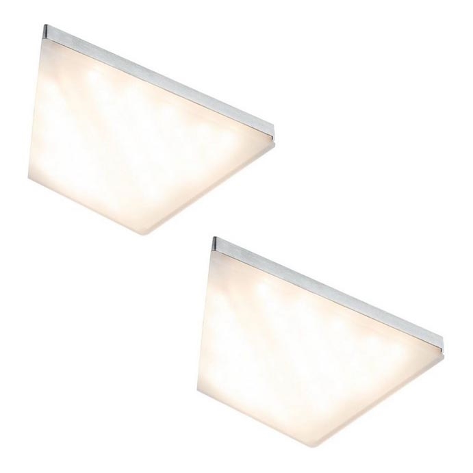 Paulmann 93584 - SÆT 2xLED/6,2W IP44 Møbelbelysning KITE 230V