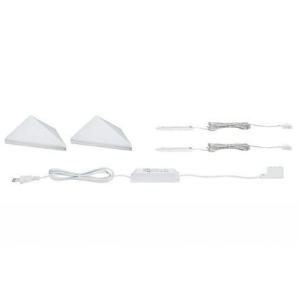 Paulmann 93584 - SÆT 2xLED/6,2W IP44 Møbelbelysning KITE 230V