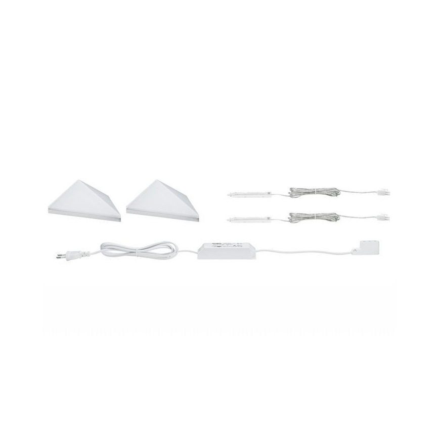 Paulmann 93584 - SÆT 2xLED/6,2W IP44 Møbelbelysning KITE 230V