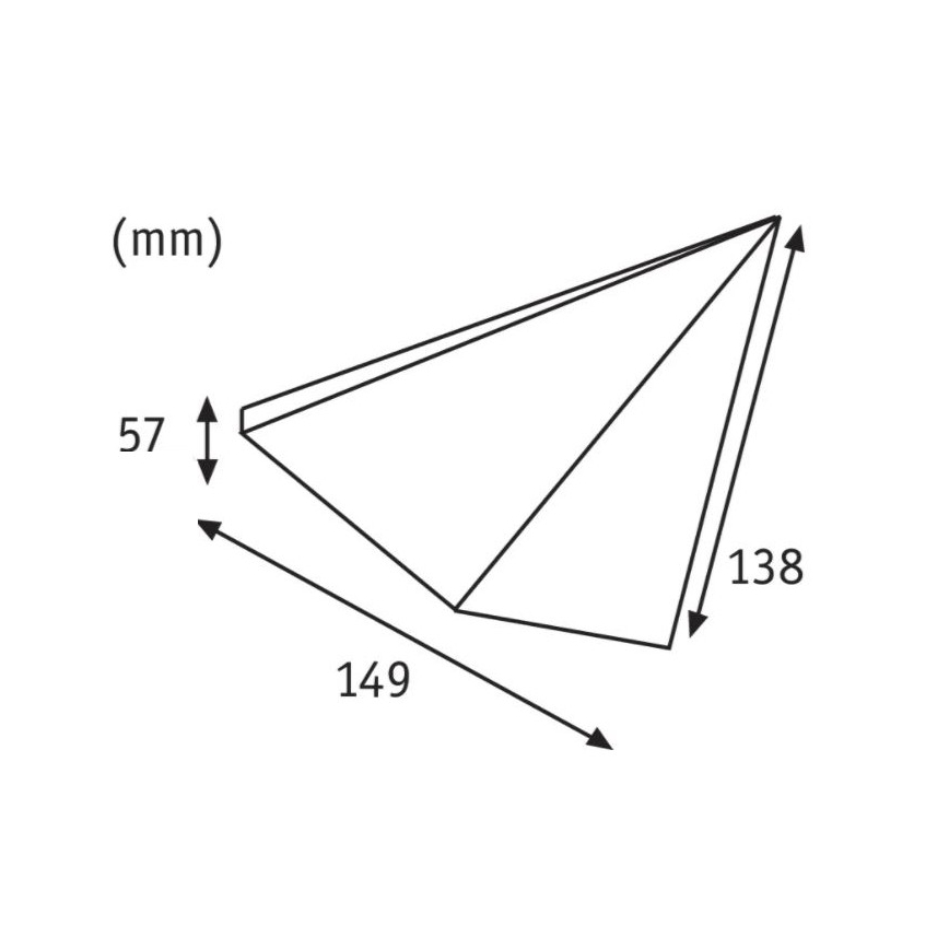 Paulmann 93584 - SÆT 2xLED/6,2W IP44 Møbelbelysning KITE 230V