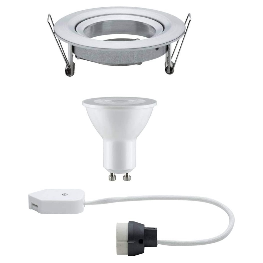 Paulmann 93602 - LED indbygningsspot til badeværelse dæmpbar GU10/7W IP23 NOVA 230V