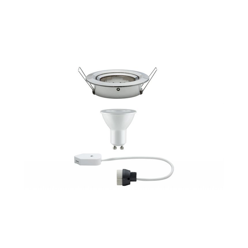 Paulmann 93603 - Indbygningsspot til badeværelse dæmpbart NOVA LED-GU10/7W IP23 230V