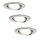 Paulmann 93607 - 3x LED indbygningsspot dæmpbar GU10/7W IP23 230V