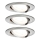Paulmann 93652 - SÆT 3x LED GU10/6,1W IP23 Indbygningslampe til badeværelse 230V