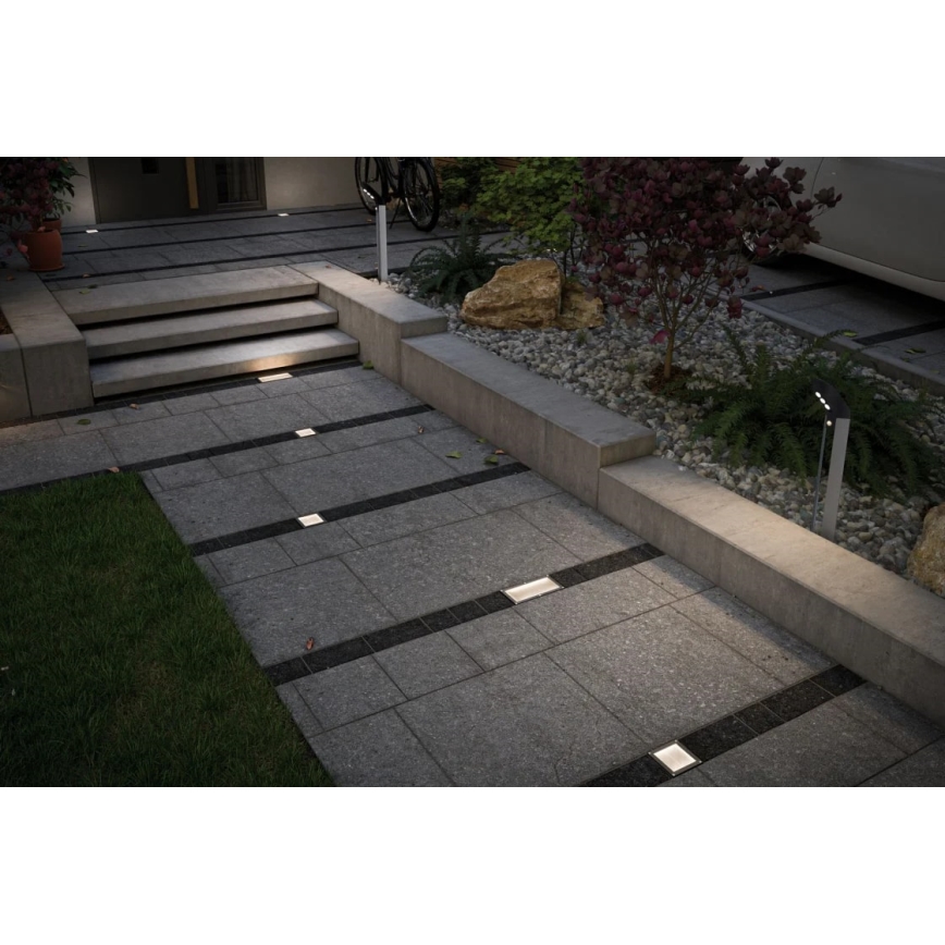 Paulmann 93774 - LED/0,24W IP67 Soldrevet indkørselslampe CUBE 1,2V 1200 mAh