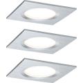 Paulmann 93895 - SÆT 3xLED/6W IP44 Indbygningslampe til badeværelse dæmpbar NOVA 230V