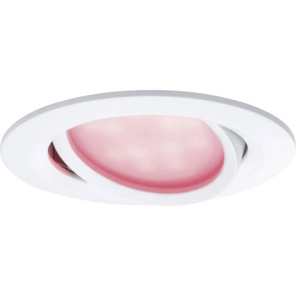 Paulmann 93940 -3x LED indbygningslampe til badeværelse dæmpbar m. RGBW-farver/2W IP23 230V