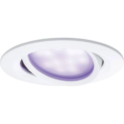 Paulmann 93940 -3x LED indbygningslampe til badeværelse dæmpbar m. RGBW-farver/2W IP23 230V