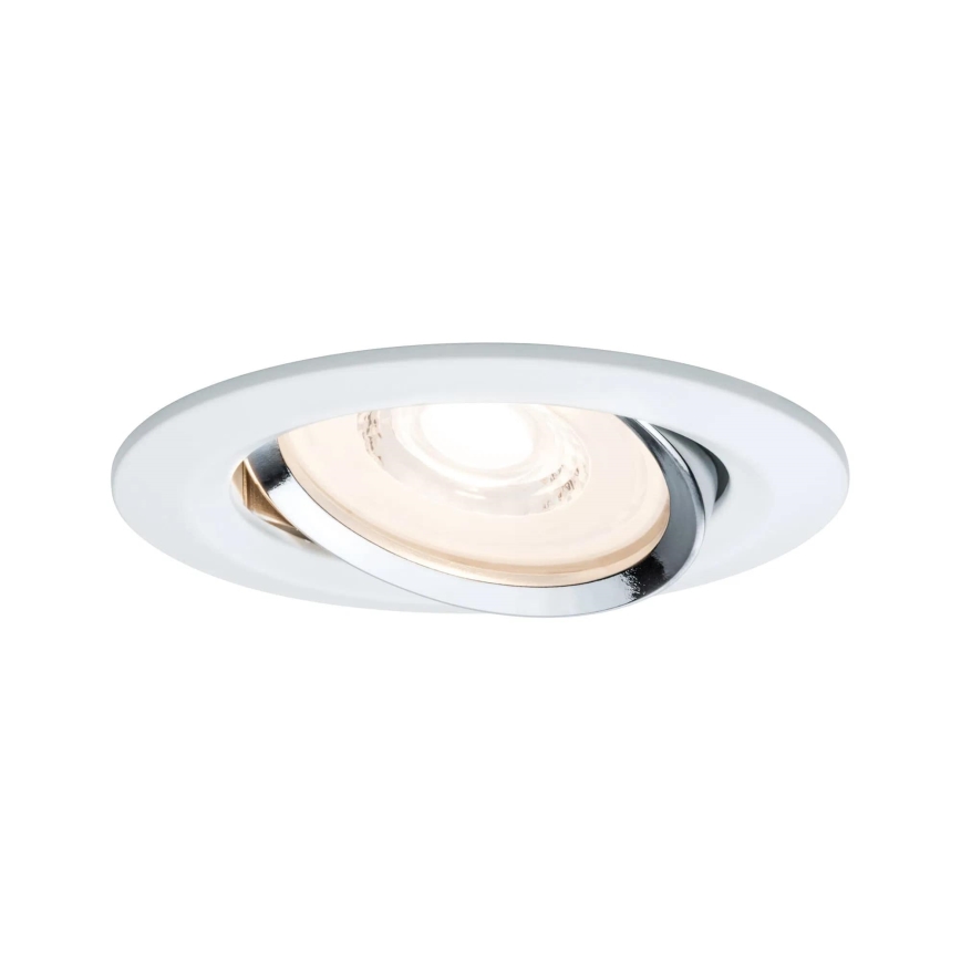 Paulmann 93942 - SÆT 3xLED/6,8W IP23 Indbygningslampe til badeværelse dæmpbar COIN 230V