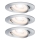 Paulmann 93943 - SÆT 3xLED/6,8W IP23 Dæmpbar badeværelsesindbygningslampe COIN 230V