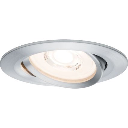 Paulmann 93943 - SÆT 3xLED/6,8W IP23 Dæmpbar badeværelsesindbygningslampe COIN 230V